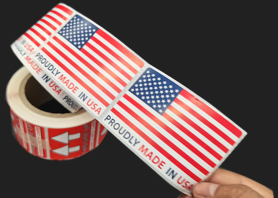Waterproof Custom Shipping Labels 500 Labels / Roll Printer Label Sticker