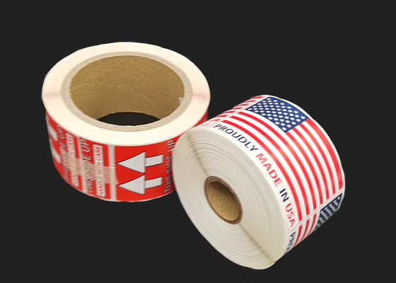 Waterproof Custom Shipping Labels 500 Labels / Roll Printer Label Sticker
