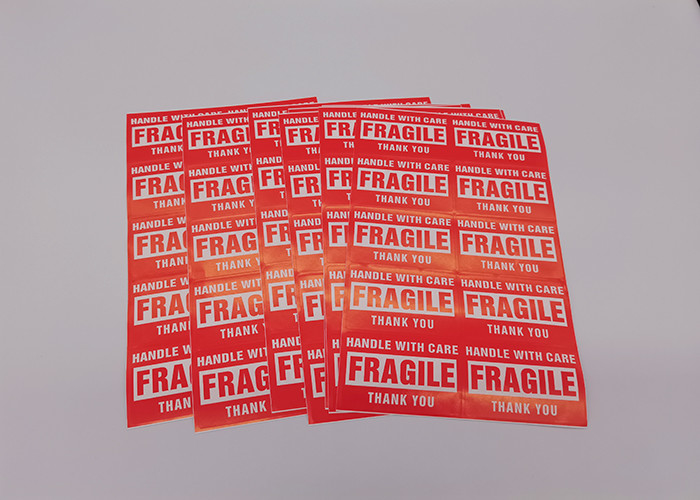2x3 Inch Fragile Handle With Care Labels Semi Glossy For Shipping