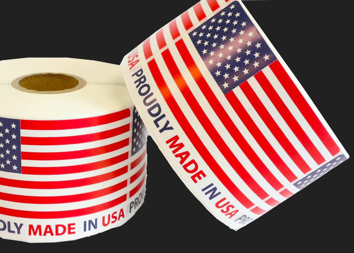 Waterproof Custom Shipping Labels 500 Labels / Roll Printer Label Sticker